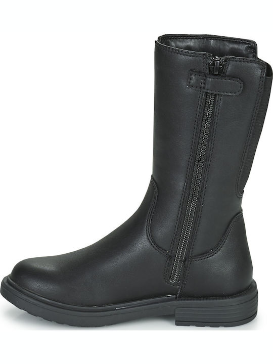 Eclair Kids Boots with Zipper Black