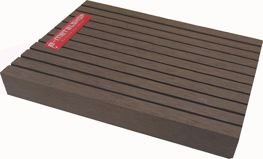 Dedron Deck Περίφραξης Κήπου Coffee από WPC 290x11x2εκ. Καφέ