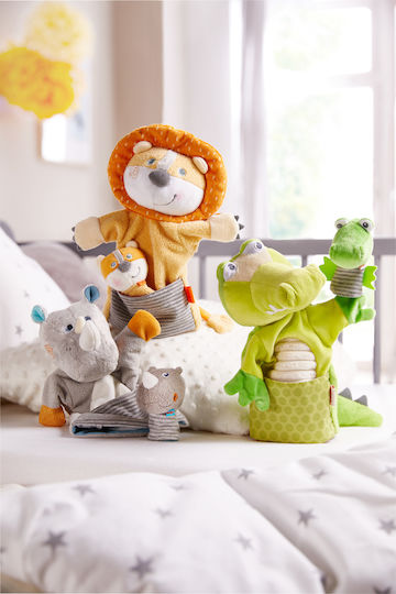 Haba Γαντόκουκλα Puppet Crocodile with Hatchling