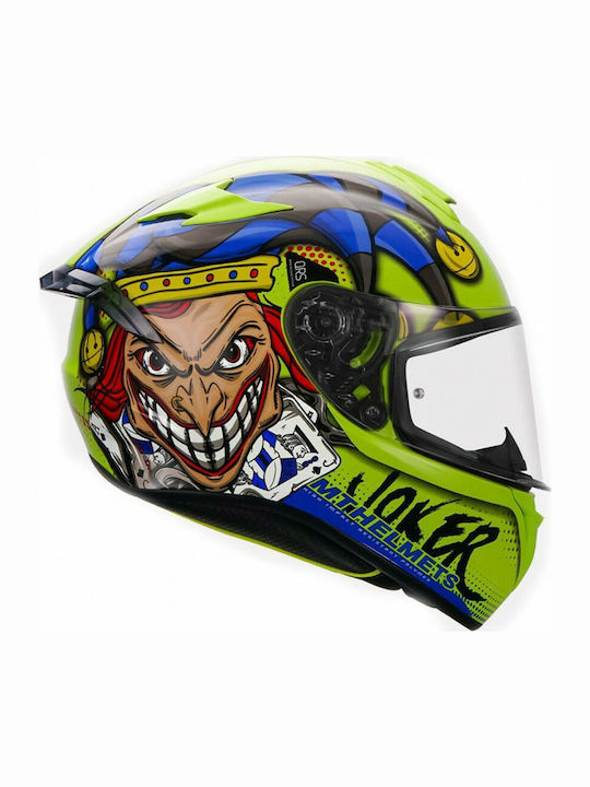 MT Targo Pro Joker Full Face Helmet DOT / ECE 22.05 1450gr C3 Fluo Yellow MTH000KRA377