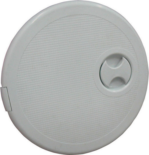 Lalizas Industrial Round Boat Deck Door with 254mm Diameter White