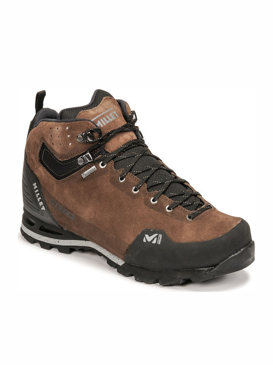 Millet G Trek 3 GTX Ανδρικά Ορειβατικά Μποτάκια Αδιάβροχα με Μεμβράνη Gore-Tex Καφέ