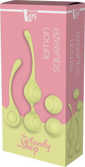 Dream Toys The Candy Shop Lemon Squeeze Vaginalbälle Gelb