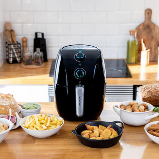 Cecotec Cecofry Compact Rapid Moon Еър Фрайър 1.5лт Черен
