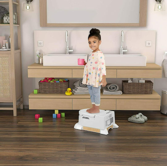 Fisher Price Töpfchen Schüssel Potty mit Geräuschen & Deckel Weiß