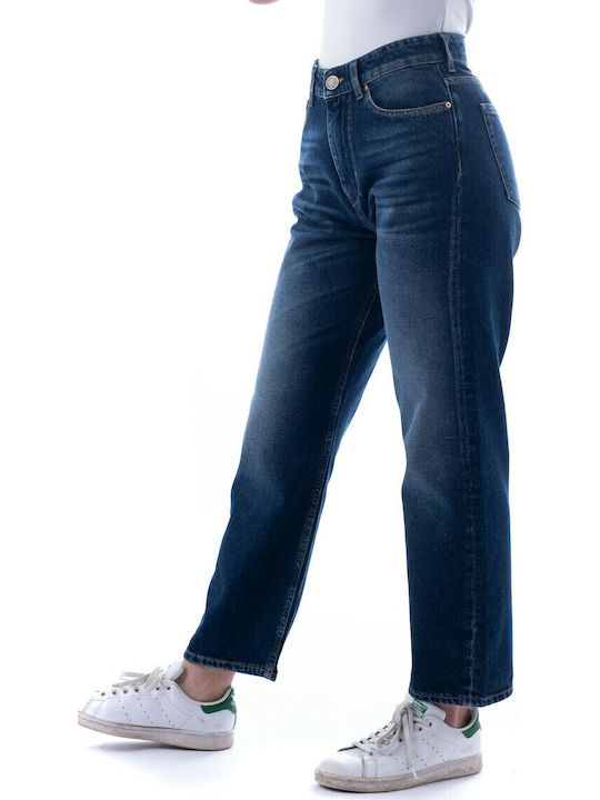 Alex M221 High Waist Women's Jean Trousers in Mom Fit