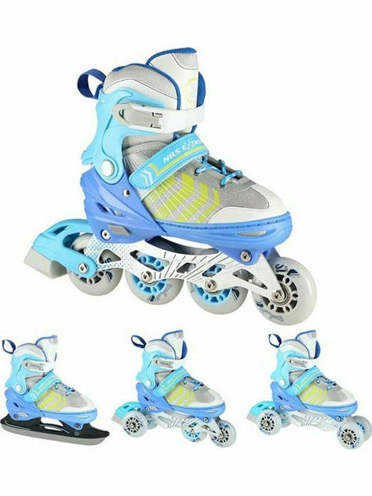 Nils NH18192 Kids Adjustable Inline Rollers Multicolour