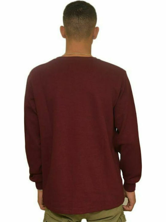 Paco & Co 200316 Herren Sweatshirt Burgundisch 2125203