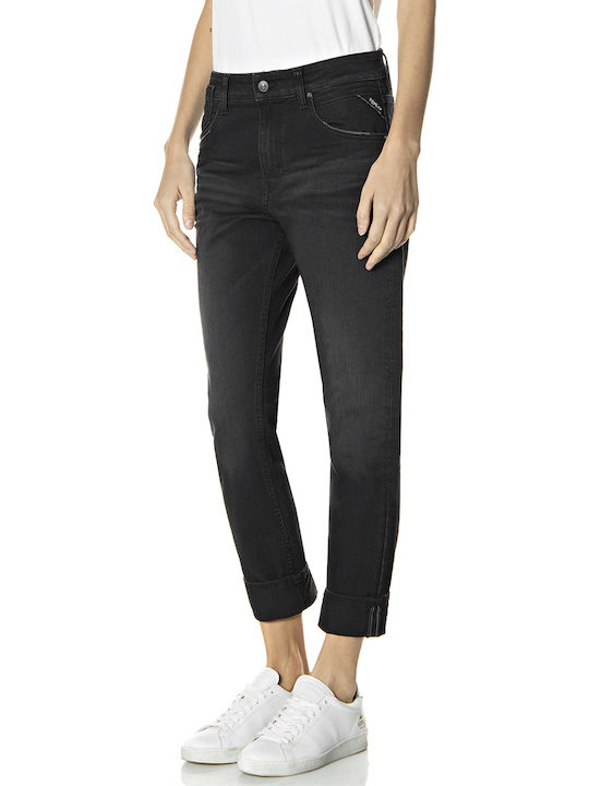 Replay Women's Jean Trousers in Slim Fit Black