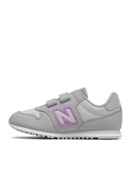 574 Classic 500 Kinder Sneaker Anatomisch mit Bügel- und Schleifenverschluss Grau