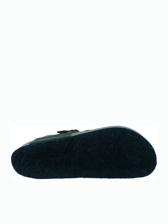 Men's Leather Sandals Green