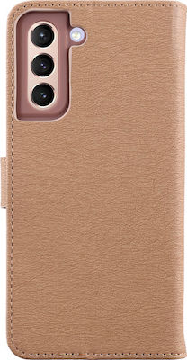 Volte-Tel Allure Magnet Wallet Δερματίνης Χρυσό (Galaxy S21 5G)