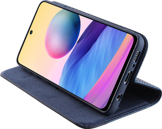 Idol 1991 Elite Anti Rfid Book Δερματίνης Μπλε (Redmi Note 10 5G / Poco M3 Pro)