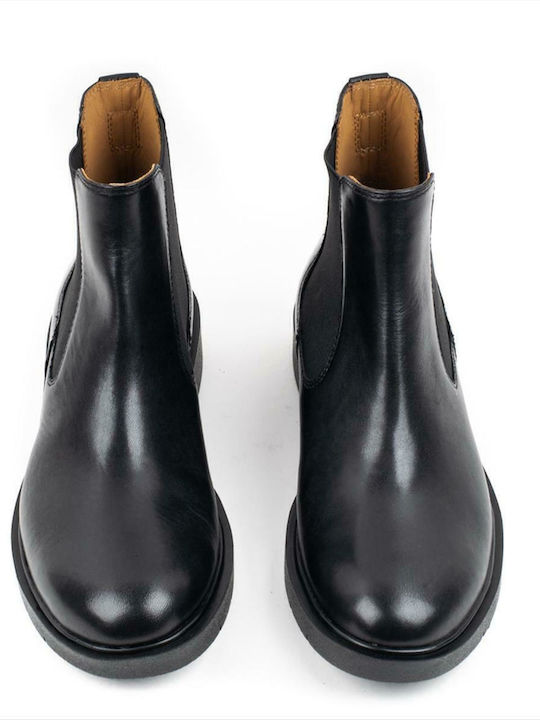 D Spherica Leather Women's Chelsea Boots Black