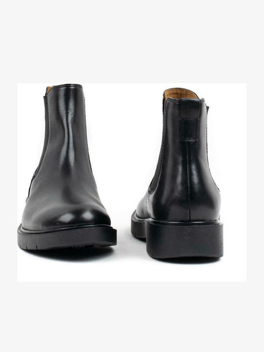 D Spherica Leather Women's Chelsea Boots Black