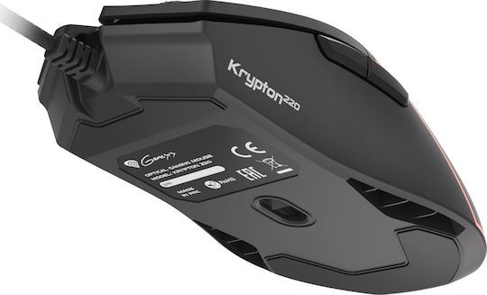 Genesis Krypton 220 RGB Gaming Mouse 6400 DPI Black