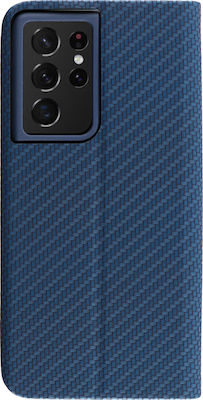 Idol 1991 Elite Synthetic Leather Book Blue (Galaxy S21 Ultra 5G)