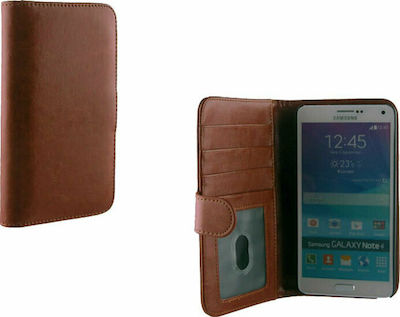 Idol 1991 Book Case Wallet 2in1 Καφέ (Samsung Galaxy Note 4)