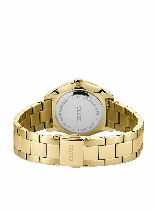Cluse Feroce Petite Women's Watch with Gold Metal Bracelet