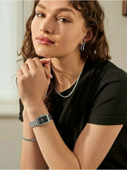 Cluse Boho Chic Petite Women's Watch with Silver Metal Bracelet