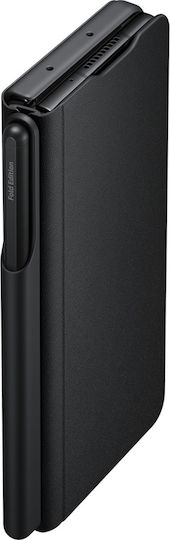 Samsung Book Δερμάτινο Μαύρο (Galaxy Z Fold 3)