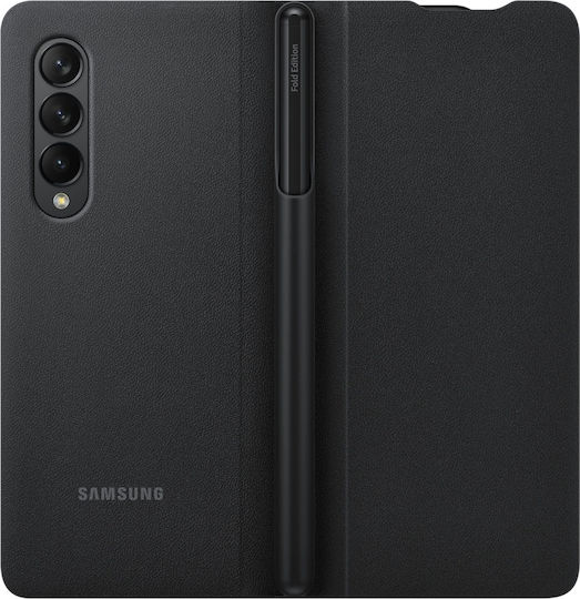 Samsung Book Δερμάτινο Μαύρο (Galaxy Z Fold 3)