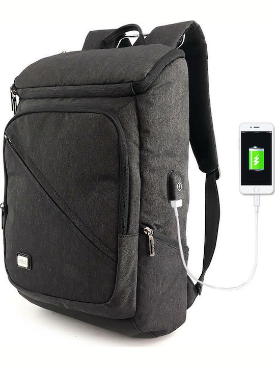 Mark Ryden MR6545 Rucsac Impermeabil Pentru Laptop 15.6" Cu Port USB În Culoare Neagră