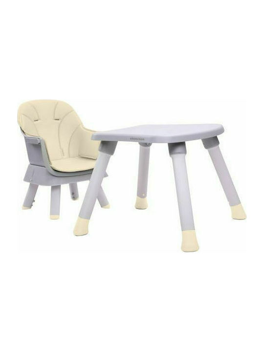 Kikka Boo Eat & Play Baby Highchair 6 in 1 with Adjustable Height Beige
