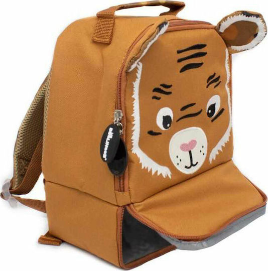 Les Deglingos Speculos School Backpack Lunch Bag 3.5lt Brown 20 x 15 x 26cm