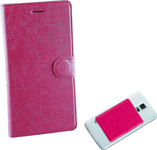 Volte-Tel Leather Line Book Buchhülle bis 6.3" Rosa 8153174