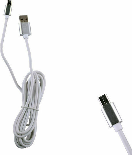 Volte-Tel Regulär USB 2.0 auf Micro-USB-Kabel Weiß 2m (8178825) 1Stück