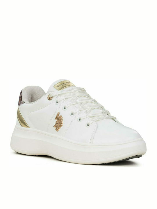 U.S. Polo Assn. Jewel002 Club Γυναικείο Sneaker Λευκό