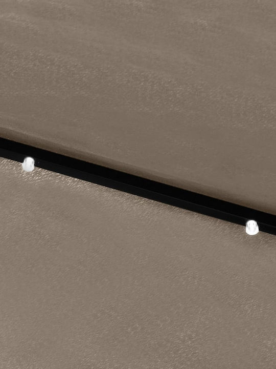 Τετράγωνη Μεταλλική Taupe 2x3m