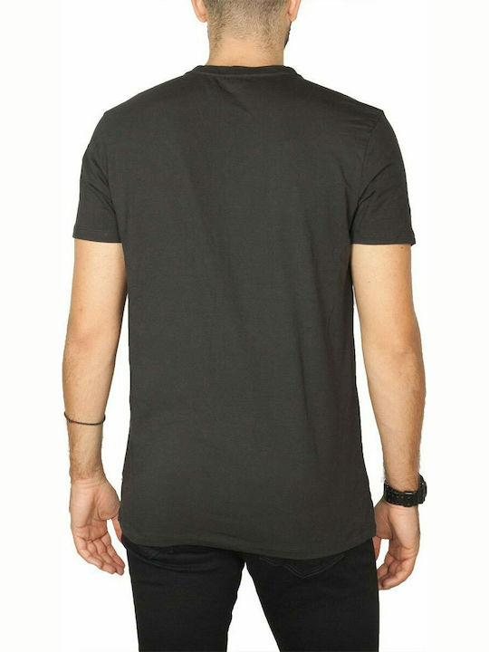 Levi's Herren Sport T-Shirt Kurzarm mit V-Ausschnitt Schwarz