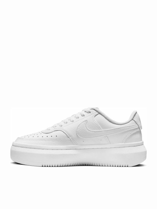 Court Vision Alta Flatforms Sneakers White