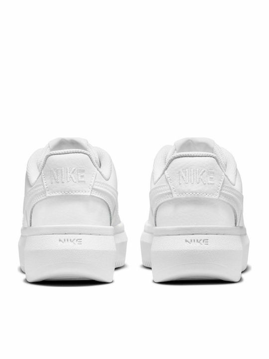 Court Vision Alta Flatforms Sneakers White