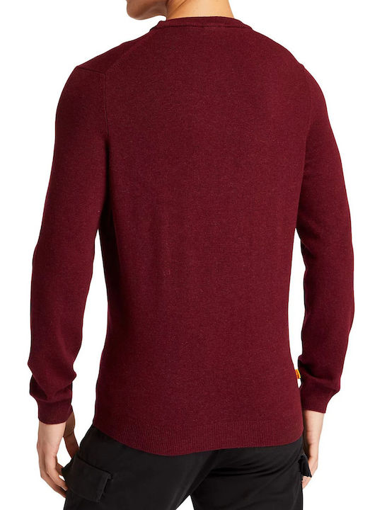 Timberland Men's Long Sleeve Sweater Oxblood Red