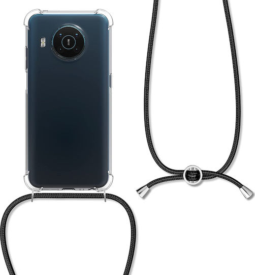 KWmobile Back Cover Silicon cu Curea Transparent (Nokia X20, X10)