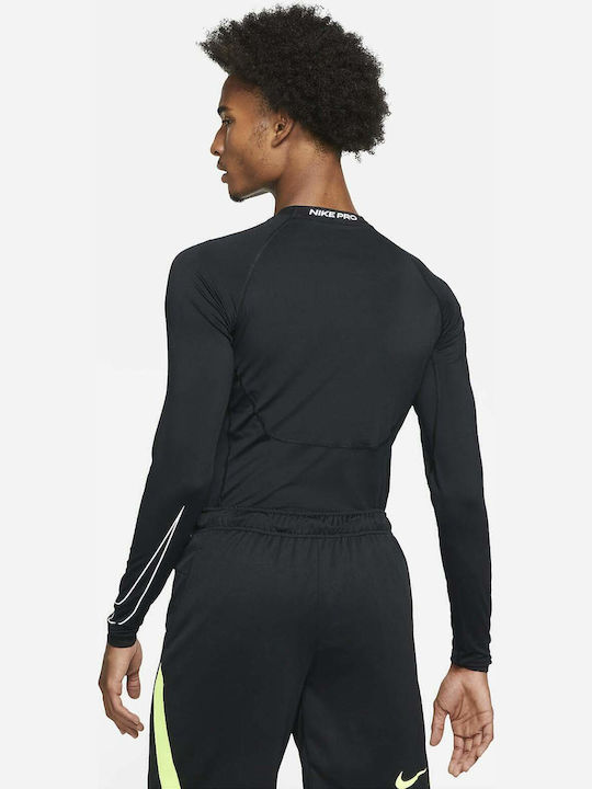 Pro Dri-fit Dri-Fit Long Sleeve Athletic Blouse Black