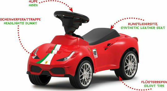 Jamara Push-Car Ferrari 488 Autos Weiterfahren für 12+ Monate Rote