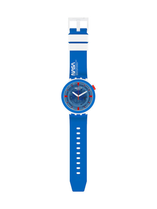 Swatch Jumpsuit Rubber Strap Blue 19mm