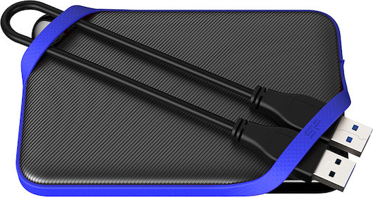 Silicon Power A62 Game Drive USB 3.1 Εξωτερικός HDD 2TB 2.5" Μαύρο