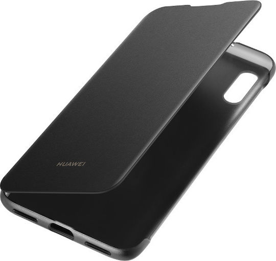 Huawei Book Δερματίνης Μαύρο (Huawei Y6 2019)