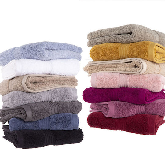 Nef-Nef Homeware Geschirrtuch Aegean 50x100εκ. Mocca Gewicht 705gr/m²