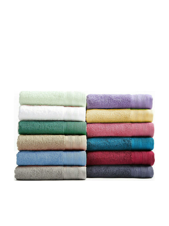 Nef-Nef Homeware Badehandtuch 80x160εκ. 1159 Levander Gewicht 550gr/m²