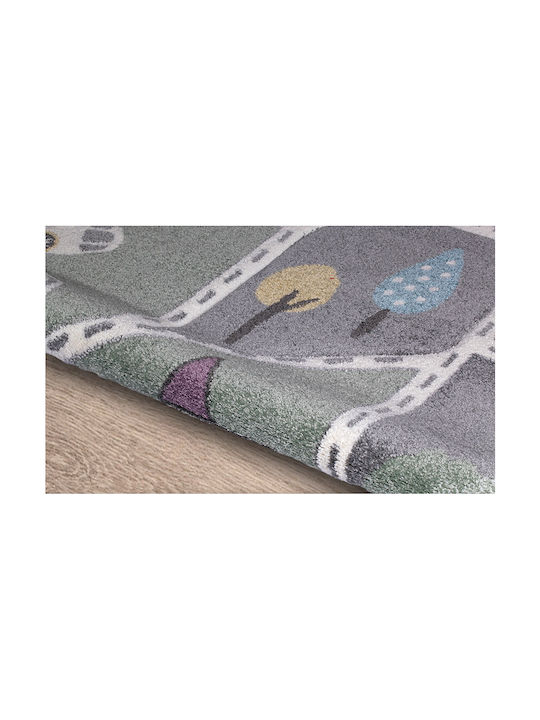 Newplan Bonita 262 Kinderteppich Grau 150x150cm Dicke 12mm