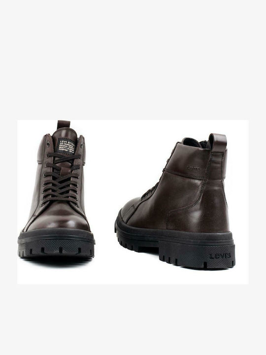 Arjun Leather Brown Boots