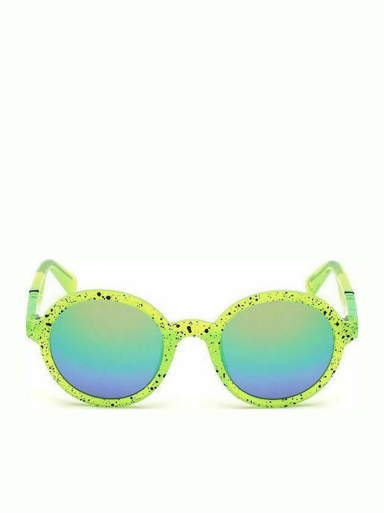 Diesel Sunglasses with Green Plastic Frame and Green Lens DL0264-95Q