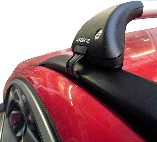 Nordrive Aluminum Car Roof Bars for Volvo V60 2010+ for Cars with Factory Bars Set with Roof Rack Legs MP.VV60.02