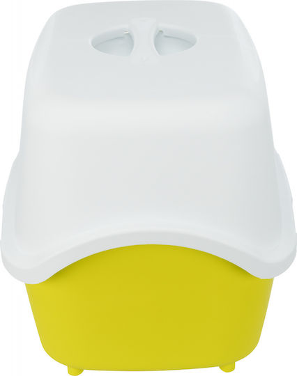Trixie Vico Τουαλέτα Γάτας Κλειστή Κίτρινη Μ40 x Π40 x Υ56cm